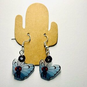 Butterfree pokemon earrings